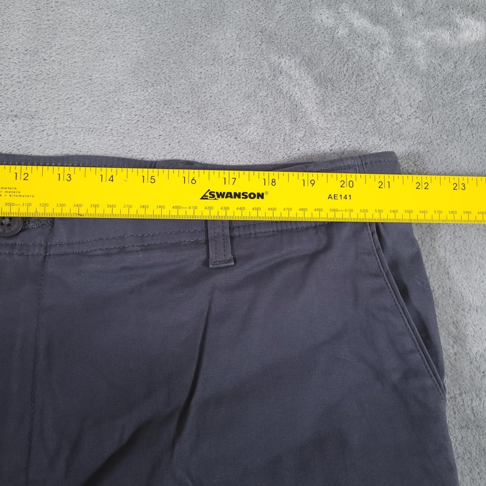 Lee Shorts Men 42 Charcoal X-Treme Comfort Flat Front Performance Active Stretch - Picture 5 of 8